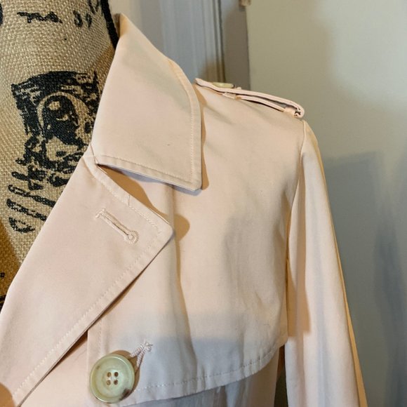 JOIE L Soft Sand Roussanne Trenchcoat Rain Jacket - Picture 5 of 8